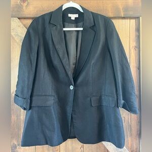 Coldwater Creek Elegant Black Blazer